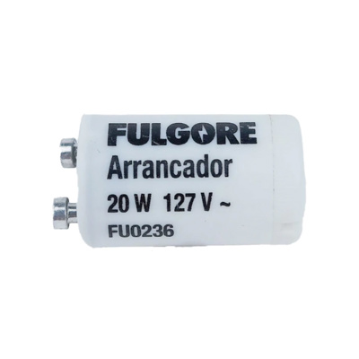 ARRANCADOR FULGORE P/FLUORESCENTE PLASTICO 20W #FU0236